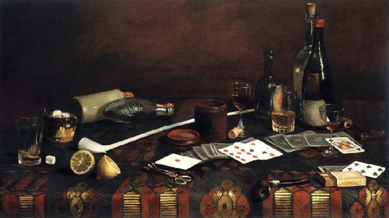 Hirst, Claude Raguet A Gentleman-s Table France oil painting art